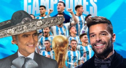 Alejandro Fernández, Ricky Martin: así celebraron los famosos el triunfo de Argentina