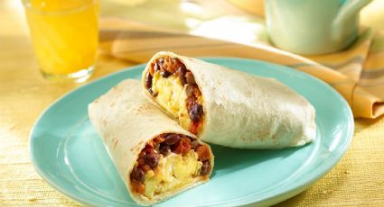 Aprende cómo realizar saludables burritos para acompañar el desayuno