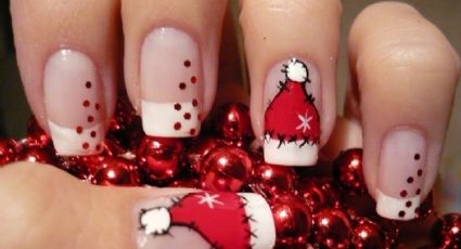 Inspírate en la Navidad y presume estos decorativos diseños de nail art con los que deslumbrarás