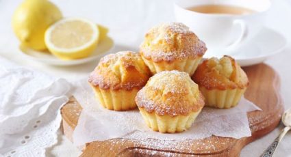 Adelántate a las fiestas decembrinas con esta exquisita receta de muffins de limón