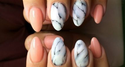 Nail art: efecto mármol con esmalte semipermanente, la tendencia que es furor este verano