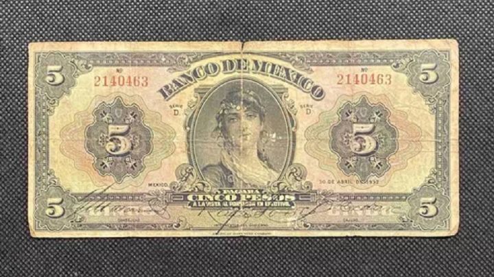 Esto es lo es que valen los primeros billetes mexicanos con la imagen de una mujer