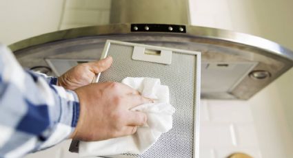 Quita la grasa en la campana de tu cocina en minutos