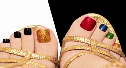 Atrévete al nail art estilo acripie y cautiva con alguna de estas alternativas para tus pies