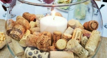 Con la ayuda de corchos, anímate a realizar estas creativas velas caseras