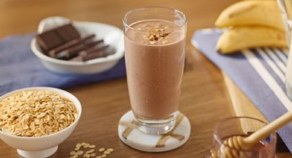 Incorpora la avena en tu desayuno a través de un exquisito licuado fácil de preparar