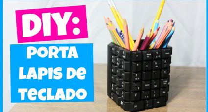 Reciclaje tech: transforma tu teclado en decoración única