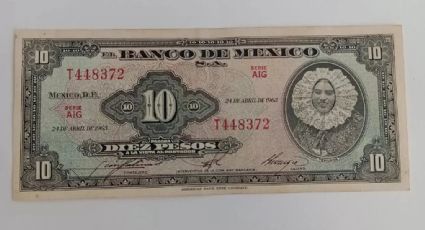 El misterio del billete de 10 pesos de 'La Tehuana': el valor de esta joya de la numismática