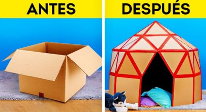 Recicla con estilo: 5 proyectos divertidos de reutilización de cartón