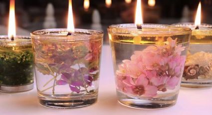 Mis velas favoritas son decorativas y huelen a perfume caro: las hago con un frasco de vidrio bonito