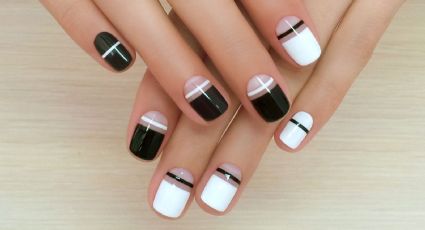 Nail Art clásico y sofisticado: inspiración en blanco y negro para tus uñas