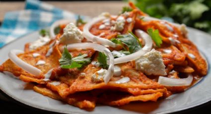 Un placer en tu cocina: receta paso a paso para hacer chilaquiles rojos con pollo