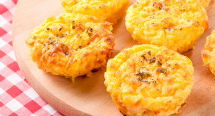 Muffins saludables y sabrosos: prepara esta receta con patata y jamón en freidora de aire