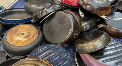 Renueva tus utensilios: cómo reciclar viejas sartenes en cestos de diseño en pocos pasos