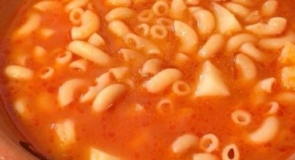 Delicia casera: receta de sopa de coditos roja con jitomate en pocos pasos