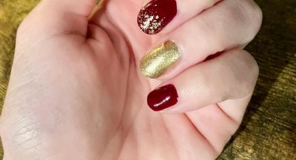 Nail Art en vino: 6 estilos de uñas acrílicas elegantes y cortos para un look sofisticado