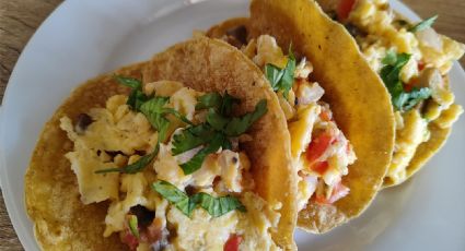 Receta casera: descubre cómo preparar tacos de huevo para el desayuno