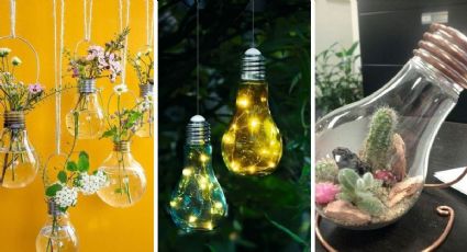 5 proyectos DIY para reciclar bombillas quemadas