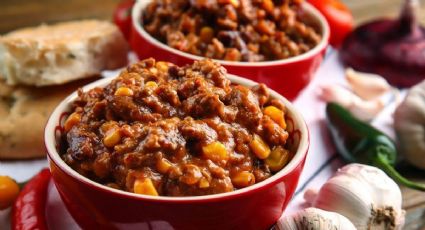 La receta de mi madre de chili con carne, para chuparse los dedos y en menos de media hora