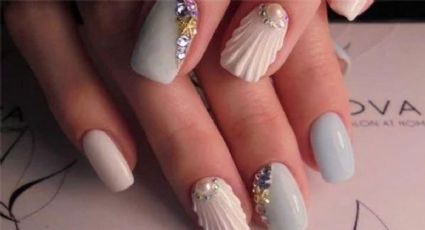 Con efecto de conchas marinas que recuerdan los días del verano: 6 diseños de Nail Art para julio