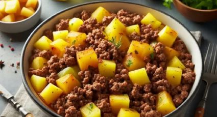 Carne molida con papas: la receta mexicana para que tenga un punto de picante