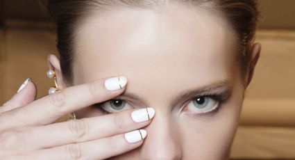 Nail art para la abundancia: las uñas blancas, además de ser elegantísimas, atraen prosperidad