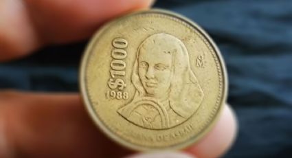 Una moneda de 1000 pesos de Sor Juana Inés que podría valer 35 mil pesos: aquí te contamos cómo