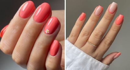 Le apostamos todo al coral: los Nail Art con el color que llama al verano durante junio y julio