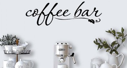 Nueva tendencia en decoración para los aficionados al café: crea un espacio para tu “coffee bar”