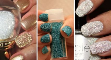 Se abre paso una nueva tendencia en Nail Art para las más audaces: la manicura caviar toma terreno