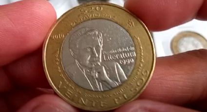 Una pieza de colección: la moneda de 20 pesos de Octavio Paz aumenta de precio exponencialmente