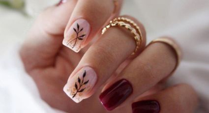 La manicura que no falla nunca: los diseños más elegantes de Nail Art en color vino con dorado