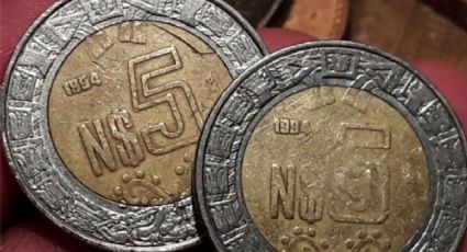 Moneda de 5 pesos de 1994 en venta por 15 mil: ¡Aprovecha la oportunidad!