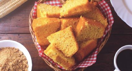 Pocos ingredientes y facilito de hacer: toma nota de la receta de pan de elote que te va a encantar