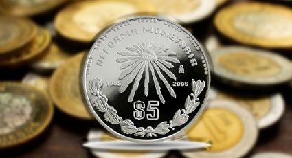 Moneda conmemorativa de 5 pesos sobre Reforma Monetaria: ¿por qué cuesta más de 10 mil?