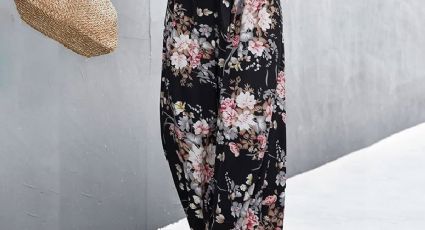 La tendencia más boho llega este verano: pantalones con flores para estar a la moda