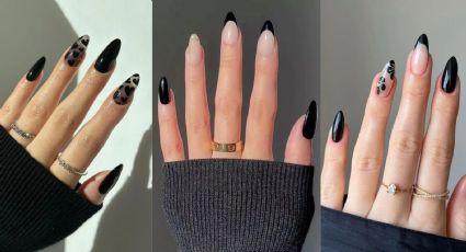 Revolución de la manicura aesthetic: diseños de Nail Art con esmalte negro para una declaración glam