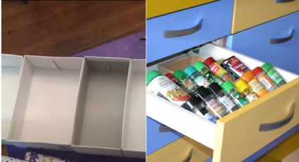 ¡Manos a la obra! Una simple caja de zapatos puede ser lo que necesitabas para organizar las especias