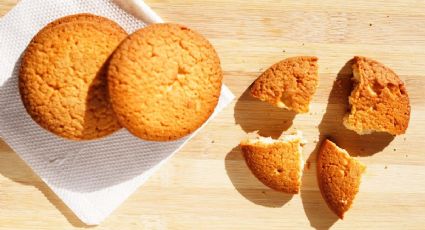 El postre indiscutido del almuerzo de domingo: polvorones de naranja para el café con pocos ingredientes