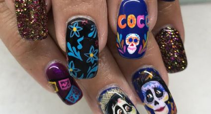 Día de los Muertos: traslada la magia de Disney a tus uñas y deslumbra con una increíble nail art