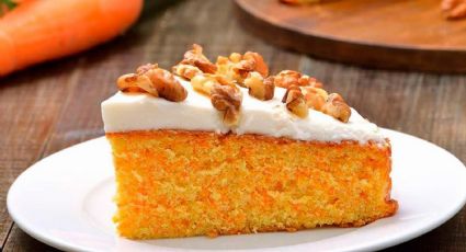 Carrot cake sin TAAC: rápido y con pocos ingredientes, otra versión de un clásico delicioso