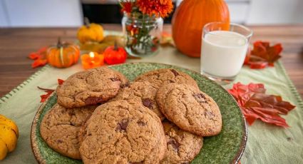 La calabaza es la verdura del otoño: la receta para unas deliciosas galletas de calabaza y chocolate