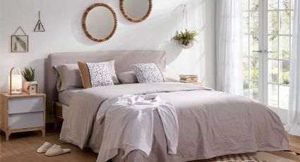 9 mini tendencias para renovar la pared del cabecero de la cama: los cuadros están desfasados