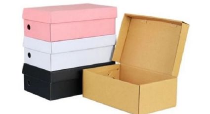 No vas a mirar con los mismos ojos una olvidada caja de zapatos: idea decorativa fácil de hacer