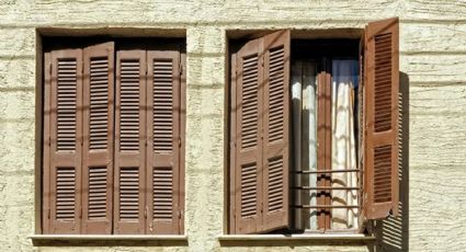 He visto muchas ideas con persianas de madera, pero esta es mi favorita: útil, bonita y decorativa