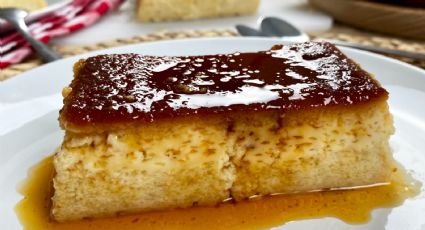 La receta más fácil y rendidora para aprovechar el pan que te sobró: budín de pan suavecito y cremoso