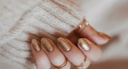 5 diseños de Nail Art con toques dorados: para las fiestas de fin de año o cualquier día de oficina