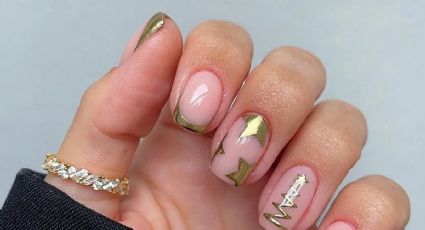 7 diseños de Nail Art menudos y delicados para uñas cortas que querrás probar en Navidad