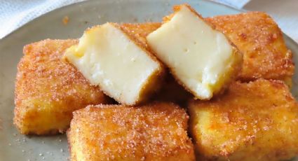 Leche frita sin freír y con pocos ingredientes: la versión saludable de la receta de la abuela