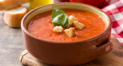 Una sopita de tomate para los días frescos: 0 dificultad en la receta más fácil de todas